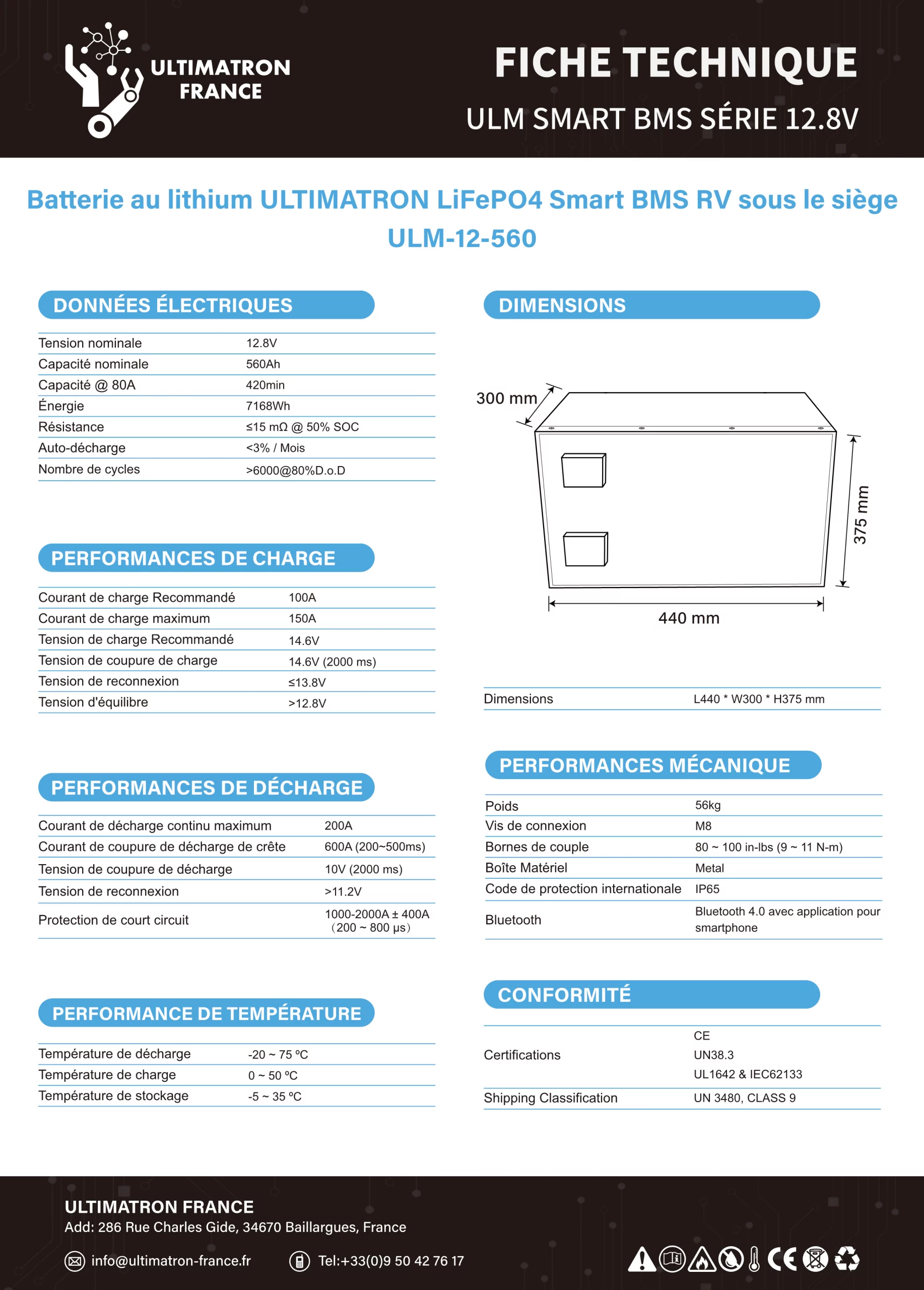 Fiche technique Ultimatron 12V560Ah-FR_2