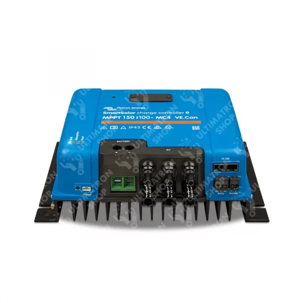 Charge-regulatro-100A-MPPT-150-100-MC4-VE.CAN-SmartSolar-Vitron-Energy-SCC115110511-Ultimatron-shop-2 Régulateur de charge 100A MPPT 150/100 MC4 VE.CAN SmartSolar - Victron Energy