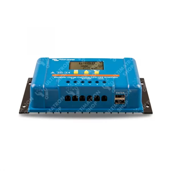 Regulateur-charge-12-24V-30A-PWM-LCD-USB-BlueSolar-Victron-Energy-SCC010030050-Ultimatron-shop-2 Regulateur-charge-12-24V-30A-PWM-LCD-USB-BlueSolar-Victron-Energy-SCC010030050-Ultimatron-shop-2