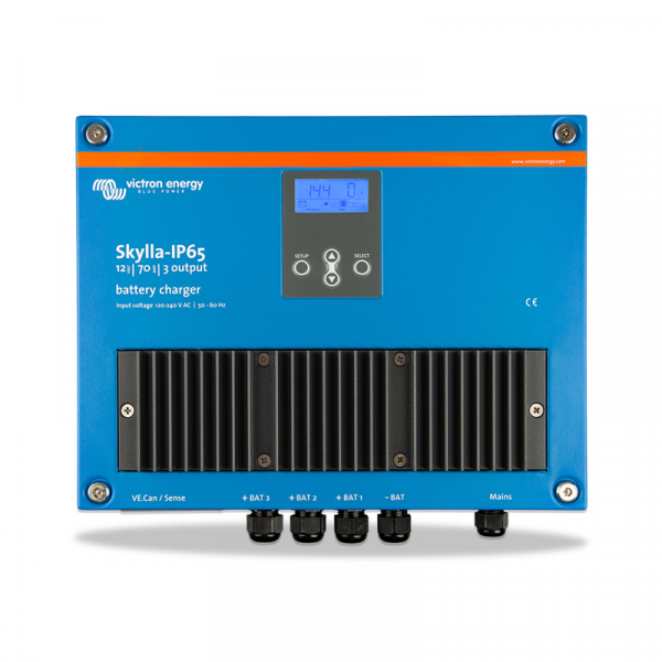 ultimatron-shop-Chargeur de batterie IP65 12V 70A (3) – 120-230V – Skylla – Victron Energy