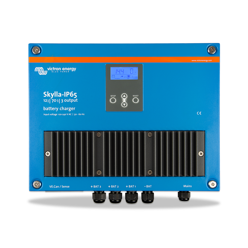 ultimatron-shop-Chargeur de batterie IP65 12V 70A (3) – 120-230V – Skylla – Victron Energy