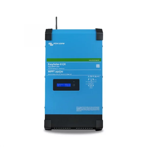 ultimatron-shop-Convertisseur-chargeur 3000VA 24V-MPPT 250 70 EasySolar II-GX – Victron Energy
