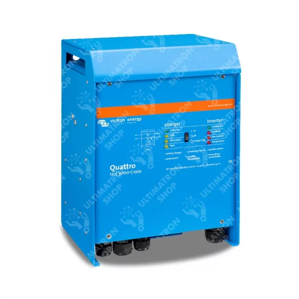 ultimatron-shop-victron-Quattro-12-3000-120-50-50-2 Convertisseur-chargeur 3000VA 12V 120-50/50 Quattro - Victron Energy