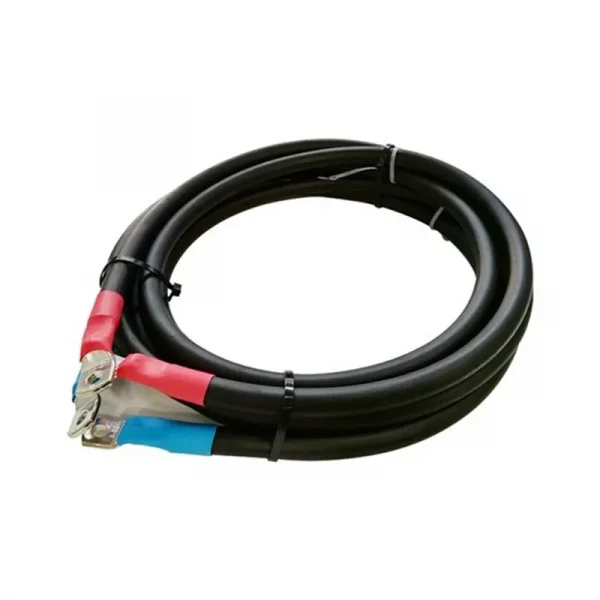 Cable-Connexion-Onduleur-Hybride-Batteries 2×1.5m-25mm2-Noir-AC-ect-25mm2-1.5M-M8-M8-Ultimatron-shop-1