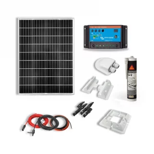 Kit-Solaire-200w-100w x 2-12v-Camping-Car-Caravane-Bateau-Victron-Energy
