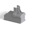 Embout De Rail Gris - ESDEC