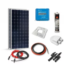 Ultimatron-shop-Kit Solaire 180w (2 x 90w) 12v Camping Car-Caravane-Bateau Mppt VICTRON-ENERGY