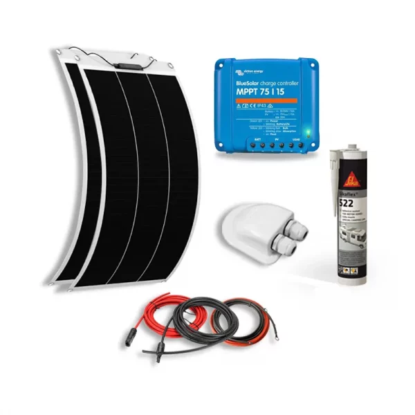 Ultimatron-shop-Kit-Solaire-230W-2 x 115w-12V-Souple-Shingled-Camping-Car-Caravane-Bateau-MPPT-Victron-Energy Ultimatron-shop-Kit-Solaire-230W-2 x 115w-12V-Souple-Shingled-Camping-Car-Caravane-Bateau-MPPT-Victron-Energy