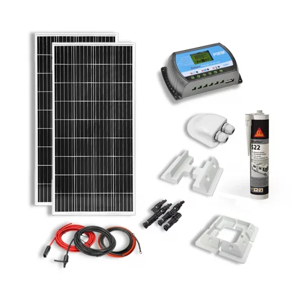 Ultimatron-shop-Kit-Solaire-320w-160w x 2-12v-Camping-Car-Caravane-Bateau