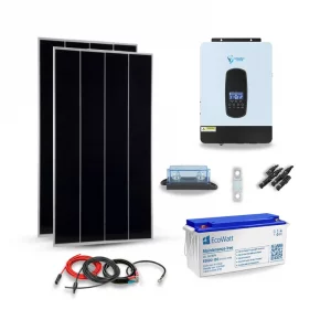 Ultimatron-shop-Kit-Solaire-340W-Autonome-Hybride-12V-230V-1KVA-Stockage-1800WH Ultimatron-shop-Kit-Solaire-340W-Autonome-Hybride-12V-230V-1KVA-Stockage-1800WH
