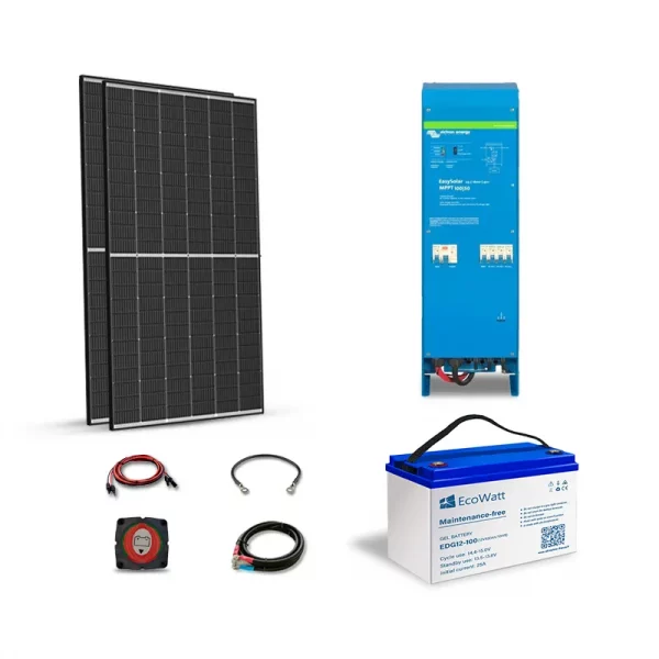 Ultimatron-shop-Kit Solaire 850w Autonome 1600va12v 230v - Stockage 2160wh VICTRON ENERGY-1 Ultimatron-shop-Kit Solaire 850w Autonome 1600va12v 230v - Stockage 2160wh VICTRON ENERGY-1