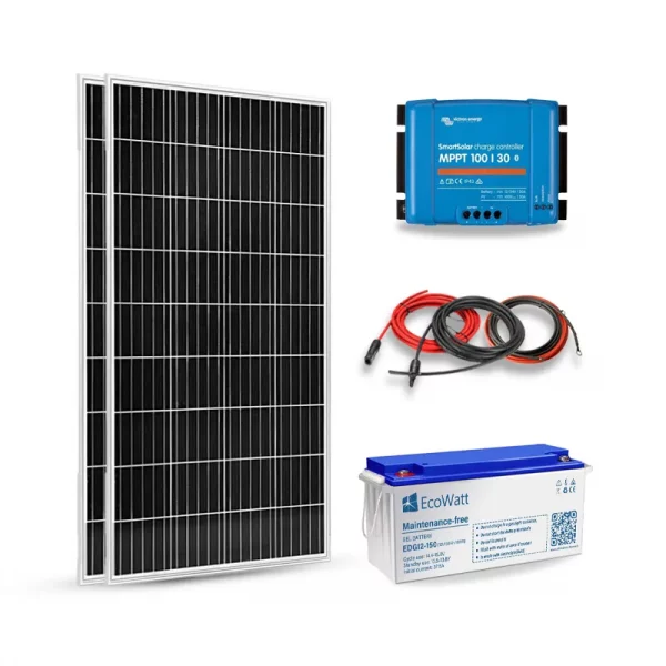 Ultimatron-shop-Kit-Solaire-Autonome-360W-12V-Stockage-1800WH-MPPT-Victron-Energy