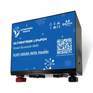 Batterie Lithium 280Ah 12V LiFePO4 sous le siège-Bluetooth-BMS-Chauffage-Ultimatron