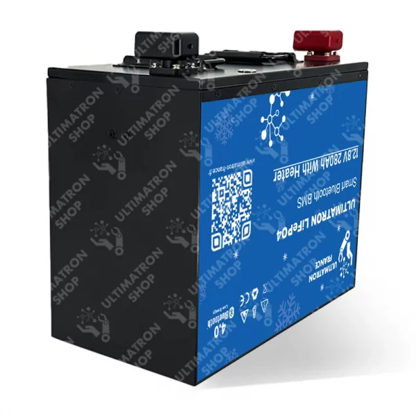 Batterie Lithium 280Ah 12V LiFePO4 sous le siège-Bluetooth-BMS-Chauffage-Ultimatron-7 Batterie Lithium 280Ah 12V LiFePO4 sous le siège-Bluetooth-BMS-Chauffage-Ultimatron-7