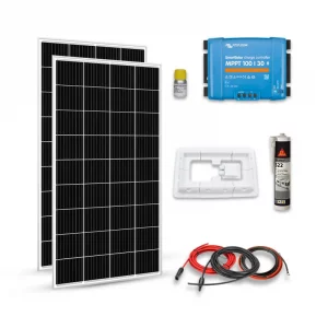 Ultimatron-shop-Kit Solaire 360W -180W-x -2-12V -Camping- Car-Caravane-Bateau MPPT