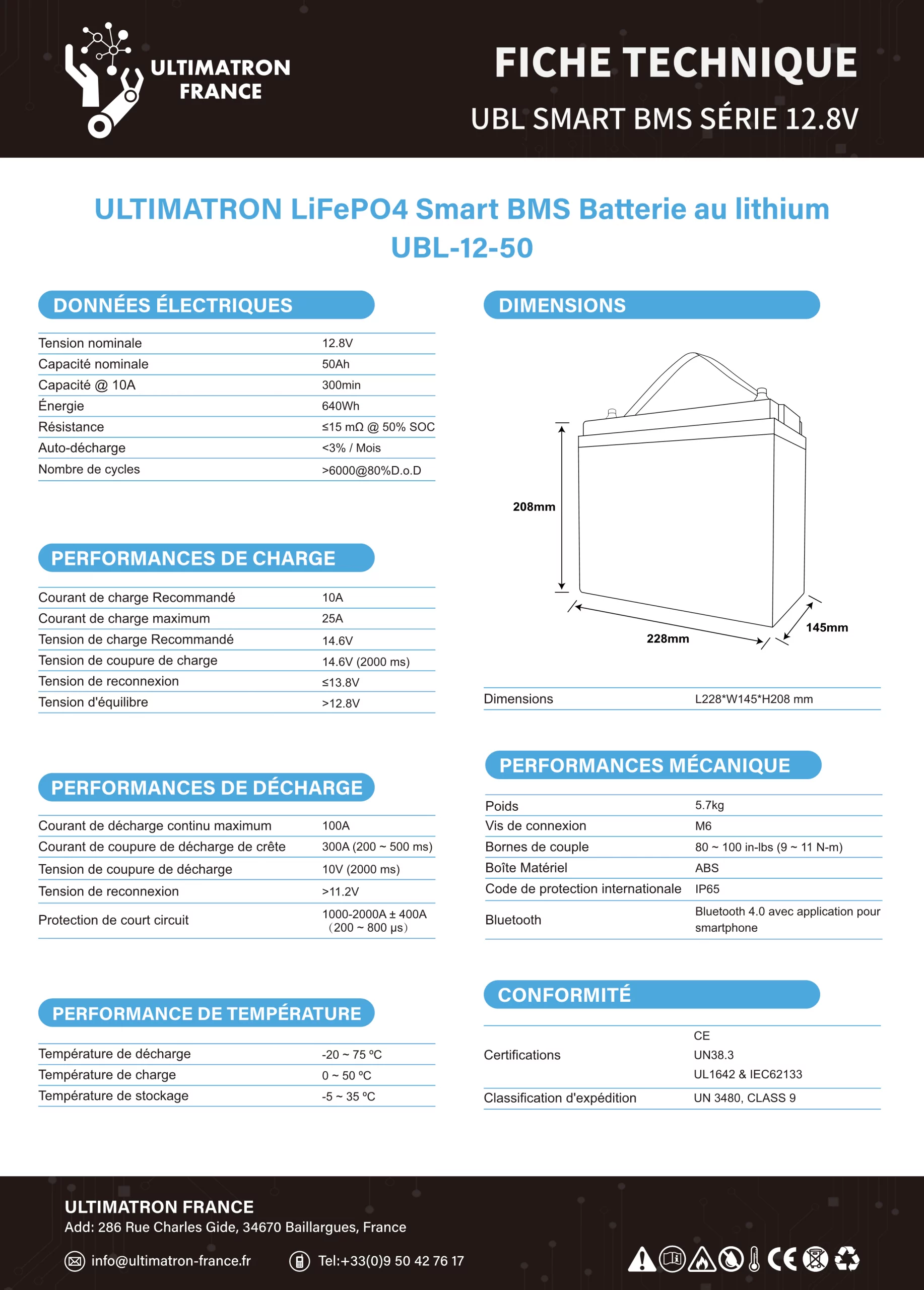 UBL-12-50-Fiche technique Ultimatron 12V50Ah-FR_2