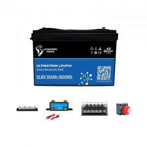 Kit Solaire - Pack Protections + Batterie solaire 150Ah PRO Lithium 12V - Ultimatron Kit Solaire - Pack Protections + Batterie solaire 150Ah PRO Lithium 12V - Ultimatron
