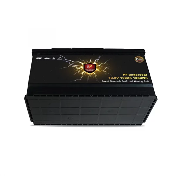 Perfectium PF SERIES Batterie Lithium LiFePO4 12.8V 100Ah Smart BMS avec Bluetooth RV batterie sous le siège avec chauffage-PF-Underseat-100Ah-H-5 Perfectium PF SERIES Batterie Lithium LiFePO4 12.8V 100Ah Smart BMS avec Bluetooth RV batterie sous le siège avec chauffage-PF-Underseat-100Ah-H-5