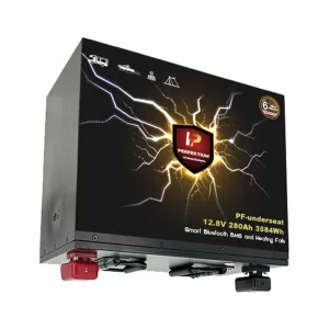 Perfectium PF SERIES Batterie Lithium LiFePO4 12.8V 280Ah Smart BMS avec Bluetooth RV batterie sous le siège avec chauffage-PF-Underseat-280Ah-H-10