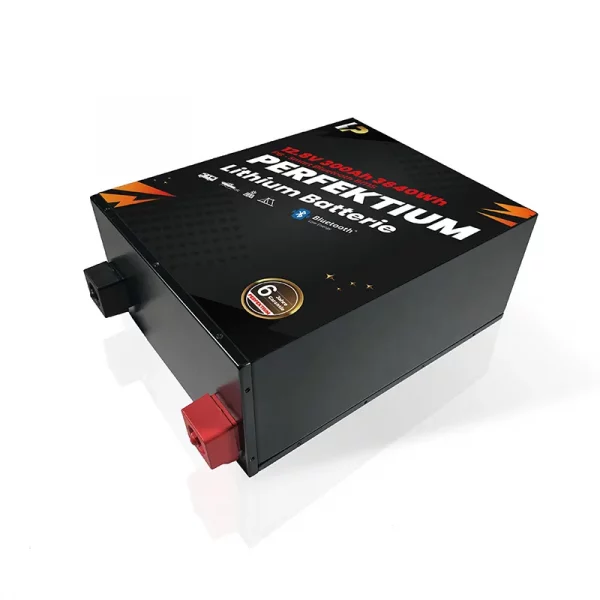 Perfektium PB SERIES Batterie au lithium LiFePO4 12,8V 300Ah Smart BMS avec Bluetooth-2