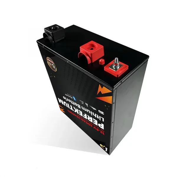 Perfektium PB SERIES Batterie au lithium LiFePO4 12,8V 300Ah Smart BMS avec Bluetooth-4