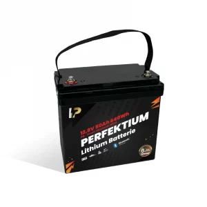 Perfektium PB SERIES Batterie au lithium LiFePO4 12,8V 50Ah Smart BMS avec Bluetooth-1