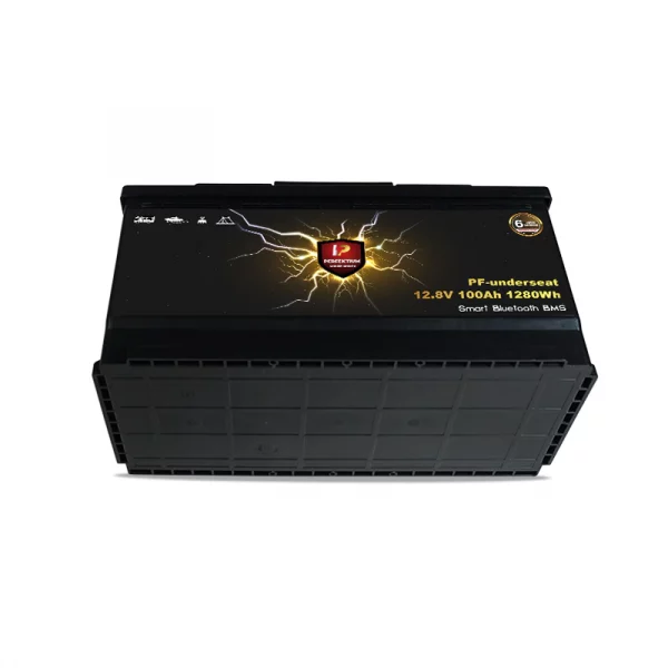 Perfektium PF SERIES Batterie Lithium LiFePO4 12.8V 100Ah Smart BMS avec Bluetooth RV Batterie sous le siège-PF-Underseat-100Ah-4