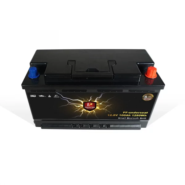 Perfektium PF SERIES Batterie Lithium LiFePO4 12.8V 100Ah Smart BMS avec Bluetooth RV Batterie sous le siège-PF-Underseat-100Ah-5