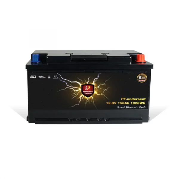Perfektium PF SERIES Batterie Lithium LiFePO4 12.8V 150Ah Smart BMS avec Bluetooth RV Batterie sous le siège-PF-Underseat-150Ah-2