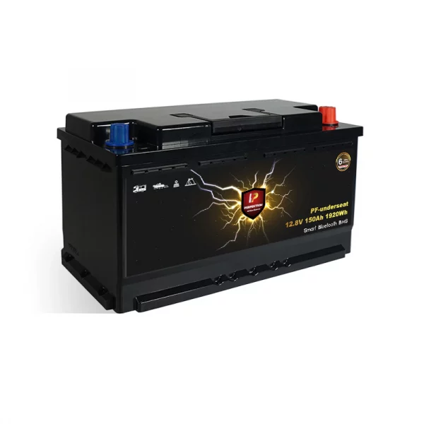 Perfektium PF SERIES Batterie Lithium LiFePO4 12.8V 150Ah Smart BMS avec Bluetooth RV Batterie sous le siège-PF-Underseat-150Ah-6