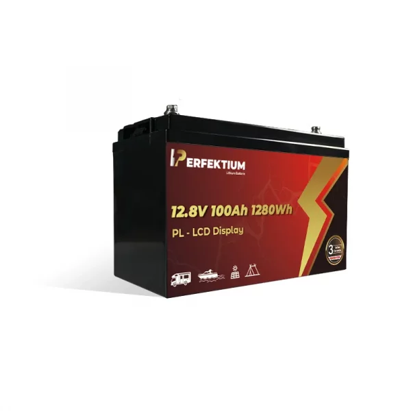 Perfektium PL SERIES Batterie au lithium LiFePO4 12,8 V 100 Ah BMS intelligent-7