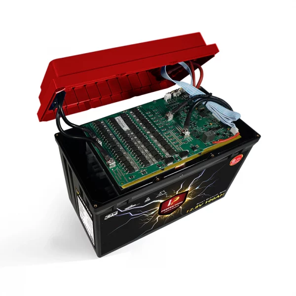 Perfektium PF SERIES Batterie Lithium LiFePO4 12.8V 100Ah Smart BMS Bluetooth avec chauffage