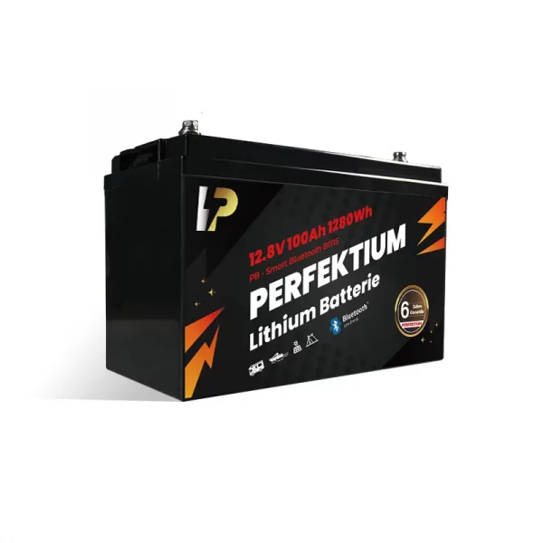 Perfektium PB SERIES Batterie au lithium LiFePO4 12,8V 100Ah PRO Smart BMS avec Bluetooth-PB-12-100-PRO-5 Perfektium PB SERIES Batterie au lithium LiFePO4 12,8V 100Ah PRO Smart BMS avec Bluetooth-PB-12-100-PRO-5