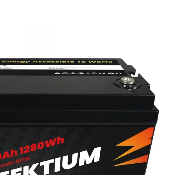 Perfektium PB SERIES Batterie au lithium LiFePO4 12,8V 100Ah PRO Smart BMS avec Bluetooth-PB-12-100-PRO-8 Perfektium PB SERIES Batterie au lithium LiFePO4 12,8V 100Ah PRO Smart BMS avec Bluetooth-PB-12-100-PRO-8