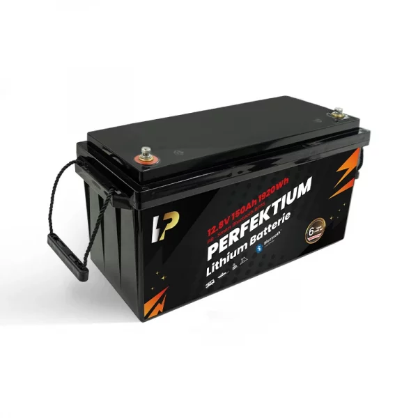 Perfektium PB SERIES Batterie au lithium LiFePO4 12,8V 150Ah PRO Smart BMS avec Bluetooth-PB-12-150-PRO-1