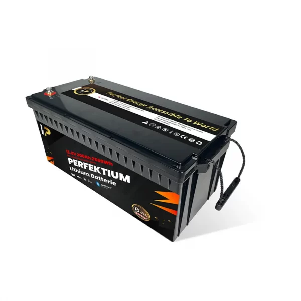 Perfektium PB SERIES Batterie au lithium LiFePO4 12,8V 200Ah PRO Smart BMS avec Bluetooth-PB-12-200-PRO-7
