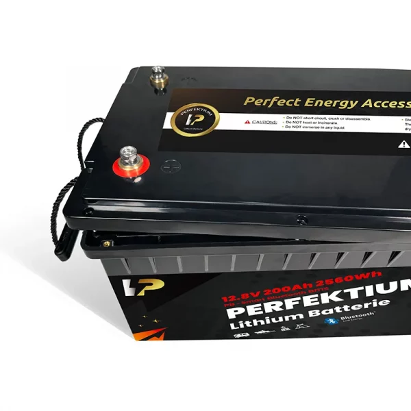 Perfektium PB SERIES Batterie au lithium LiFePO4 12,8V 200Ah PRO Smart BMS avec Bluetooth-PB-12-200-PRO-8