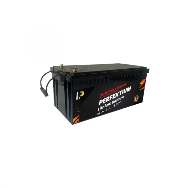 Perfektium PB SERIES Batterie au lithium LiFePO4 38,4V 100Ah Smart BMS avec Bluetooth-PB-36-100-1
