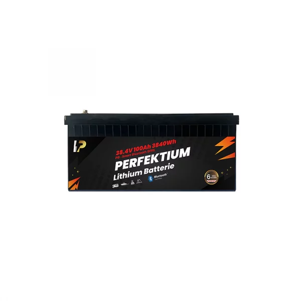 Perfektium PB SERIES Batterie au lithium LiFePO4 38,4V 100Ah Smart BMS avec Bluetooth-PB-36-100-3