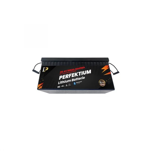 Perfektium PB SERIES Batterie au lithium LiFePO4 38,4V 100Ah Smart BMS avec Bluetooth-PB-36-100-6