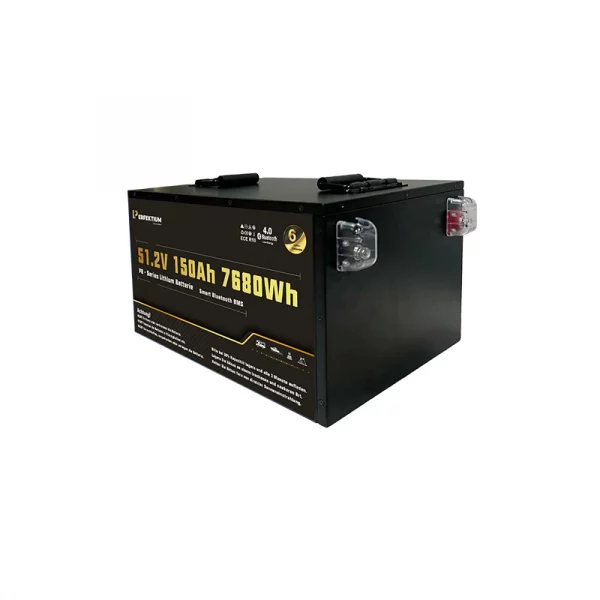 Perfektium PB SERIES Batterie au lithium LiFePO4 51,2V 150Ah Smart BMS avec Bluetooth-PB-48-150-3 Perfektium PB SERIES Batterie au lithium LiFePO4 51,2V 150Ah Smart BMS avec Bluetooth-PB-48-150-3